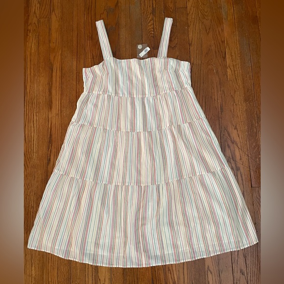 Madewell Dresses & Skirts - MAKE AN OFFER 💐 Madewell Cotton Striped Midi Dress